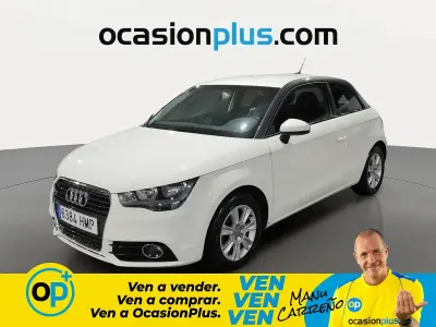 Usado Audi A1 Attraction 90 CV (66 kW) 2012 Blanco Utilitario