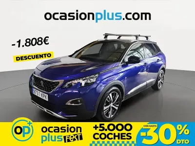 Usado Peugeot 3008 GT-line 180 CV (132 kW) 2018 Azul SUV