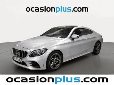 Usado Mercedes C220 AMG 194 CV (142 kW) 2019 Gris plata Coupe