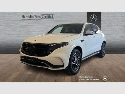 Usado Mercedes EQC400 300 kW (408 CV) 2022 Blanco SUV