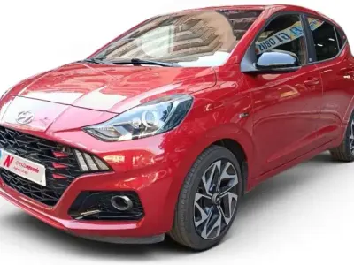 Usado Hyundai i10 N Line 84 CV (61 kW) 2022 Granate Utilitario