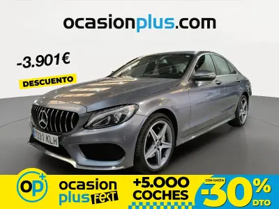 Usado Mercedes C220 170 CV (125 kW) 2018 Gris Berlina