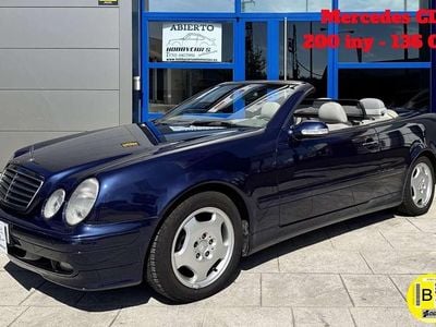 Käytetty Mercedes CLK200 136 HP (100 kW) 2000 Sininen Avoauto