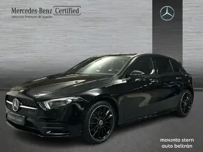 Usado Mercedes A250 AMG line 218 CV (160 kW) 2022 Negro Berlina