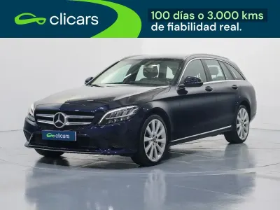 Usado Mercedes C220 194 CV (142 kW) 2019 Azul Familiar