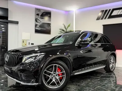 Usado Mercedes GLC220 170 CV (125 kW) 2018 Negro SUV