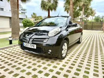 Usado Nissan Micra C+C Tekna 110 CV (80 kW) 2007 Negro Descapotable