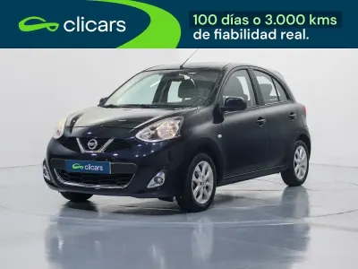 Usado Nissan Micra Acenta 80 CV (58 kW) 2017 Negro Utilitario