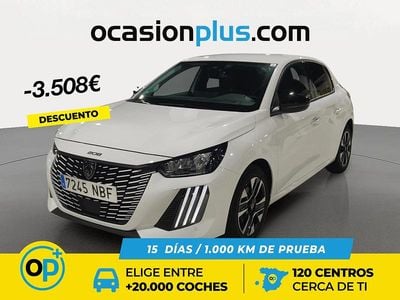 Usado Peugeot 208 Allure 100 CV (73 kW) 2025 Blanco Utilitario