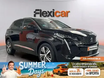 Usado Peugeot 3008 Active 130 CV (95 kW) 2021 Negro SUV