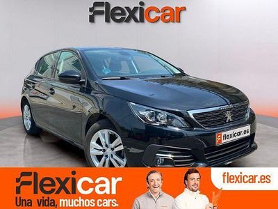 Usado Peugeot 308 Active 130 CV (95 kW) 2021 Negro Berlina
