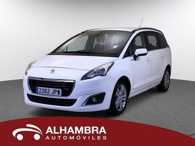 Usado Peugeot 5008 Style 131 CV (96 kW) 2016 Blanco Monovolumen