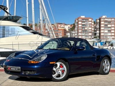 Usado Porsche Boxster S 252 CV (185 kW) 2002 Azul Descapotable