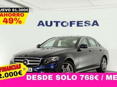 usado Mercedes E350 AMG LINE Hibrido Enchufable Auto 211cv 4P # NAVY,F