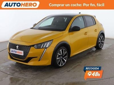 Usado Peugeot 208 GT-line 131 CV (96 kW) 2020 Amarillo Utilitario