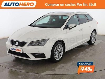 Usado Seat Leon Style Plus 115 CV (84 kW) 2017 Blanco Familiar