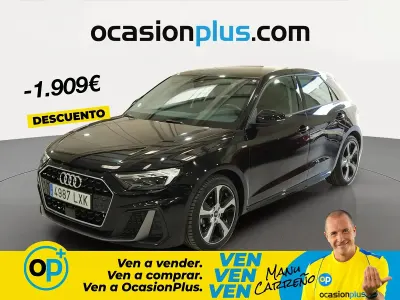 Usado Audi A1 S-Line 110 CV (80 kW) 2022 Negro SUV