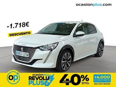 Usado Peugeot e-208 Allure 100 kW (136 CV) 2020 Blanco Utilitario