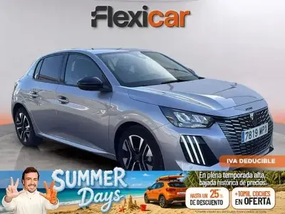 Usado Peugeot 208 Allure 100 CV (73 kW) 2024 Gris Utilitario