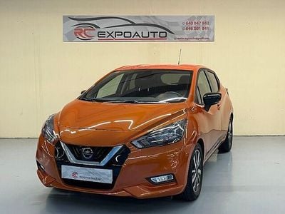Usado Nissan Micra Acenta 92 CV (67 kW) 2021 Naranja Utilitario