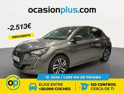 Usado Peugeot 208 Allure 100 CV (73 kW) 2023 Gris Utilitario