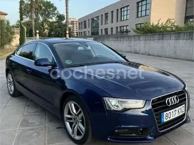 Usado Audi A5 Sportback 225 CV (165 kW) 2014 Azul Utilitario