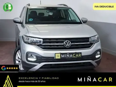 Usado VW T-Cross Advance 110 CV (80 kW) 2022 Gris SUV