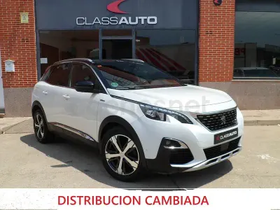Usado Peugeot 3008 GT-line 130 CV (95 kW) 2017 Blanco SUV