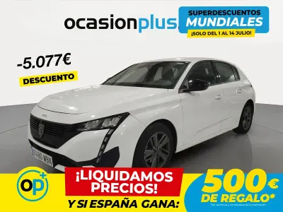 Usado Peugeot 308 Active 130 CV (95 kW) 2022 Blanco
