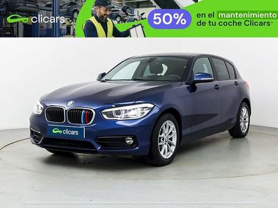 Usado BMW 116 116 CV (85 kW) 2016 Azul Utilitario