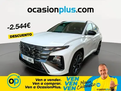 Usado Hyundai Tucson N Line 160 CV (117 kW) 2024 Blanco SUV