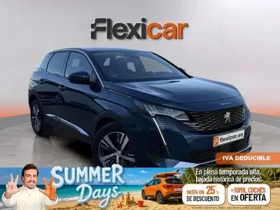 Usado Peugeot 3008 Active 130 CV (95 kW) 2021 Azul SUV