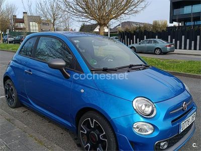 Usado Fiat 500 Lounge 69 CV (50 kW) 2017 Azul Berlina