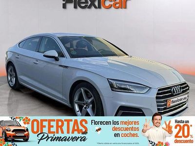 Usado Audi A5 Sportback 150 CV (110 kW) 2018 Blanco Utilitario
