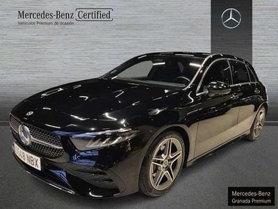 Usado Mercedes A180 AMG line 136 CV (100 kW) 2025 Negro Berlina