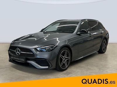 Usado Mercedes C220 AMG line 200 CV (147 kW) 2025 Gris selenita Familiar