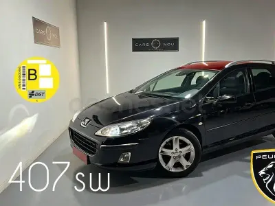 Usado Peugeot 407 136 CV (100 kW) 2006 Negro Familiar