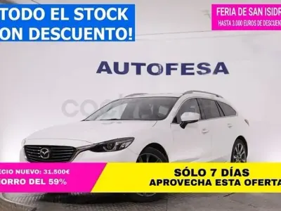 Käytetty Mazda 6 Style 150 HP (110 kW) 2016 Valkoinen Farmari