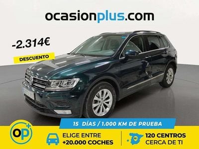 Usado VW Tiguan Advance 150 CV (110 kW) 2017 Verde SUV