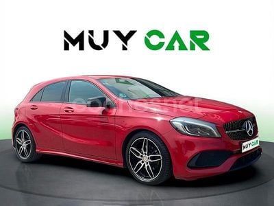 Rojo Usado 2015 Mercedes A180 AMG line Berlina | 14.990 € (Precio justo)