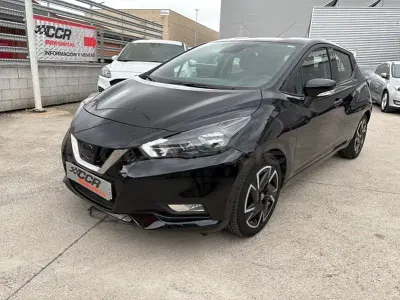 Usado Nissan Micra Acenta 92 CV (67 kW) 2022 Negro Utilitario