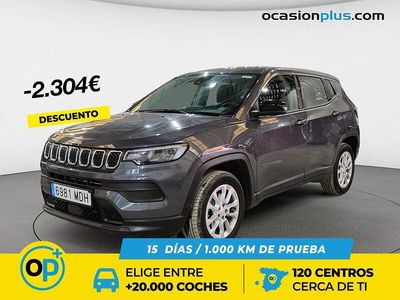 Usado Jeep Compass Night Eagle 130 CV (95 kW) 2023 Gris SUV