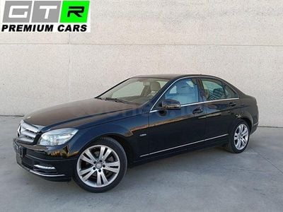 Usado Mercedes C220 Avantgarde 170 CV (125 kW) 2011 Negro Berlina