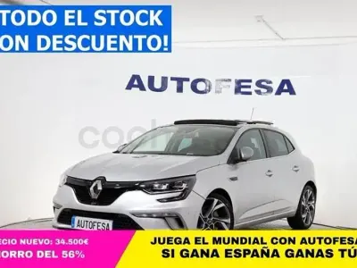 Usado Renault Mégane GT Line GT 160 CV (117 kW) 2018 Gris / plata Berlina