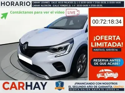 Usado Renault Captur Intens 101 CV (74 kW) 2021 Blanco SUV