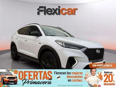 Usado Hyundai Tucson N Line 136 CV (100 kW) 2019 Blanco SUV