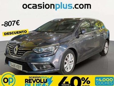 Usado Renault Mégane GrandTour Zen 132 CV (97 kW) 2017 Gris Familiar