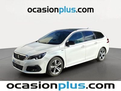 Usado Peugeot 308 SW GT-line 131 CV (96 kW) 2018 Blanco Familiar