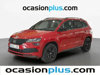 Usado Skoda Karoq SportLine 190 CV (139 kW) 2022 Rojo SUV