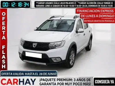 Usado Dacia Sandero Stepway 90 CV (66 kW) 2015 Blanco Berlina